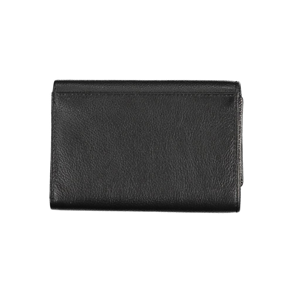 Mario Valentino Black Polyurethane Women Wallet - Zeiniez