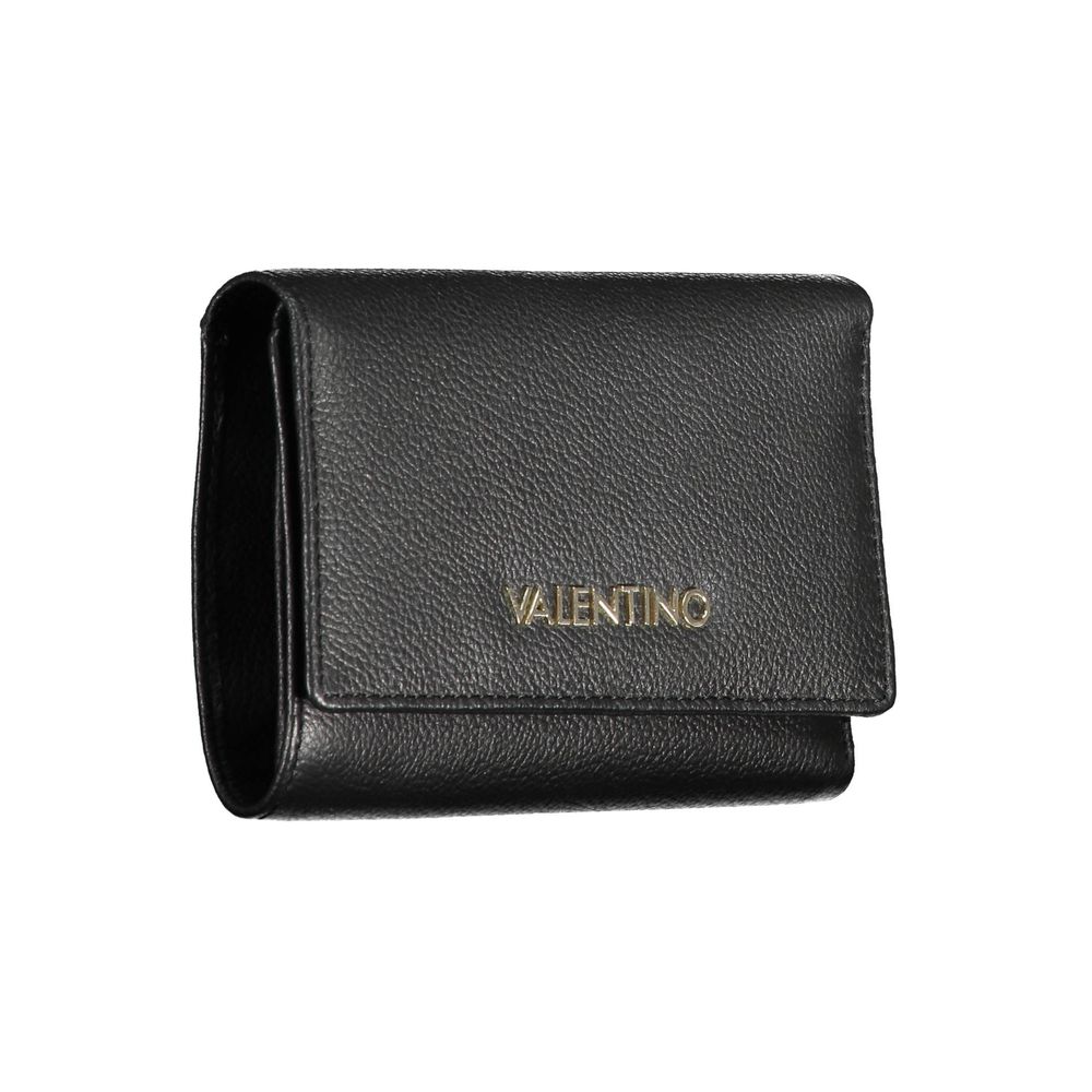 Mario Valentino Black Polyurethane Women Wallet - Zeiniez