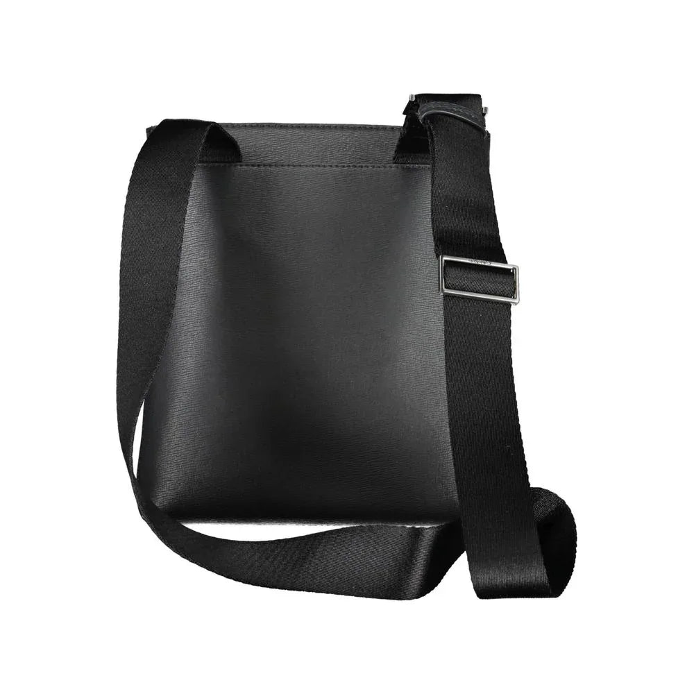 Calvin Klein Eco-Conscious Black Shoulder Bag with Logo - Zeiniez