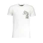 Cavalli Class Bianco Cotton Men's T-Shirt - Zeiniez