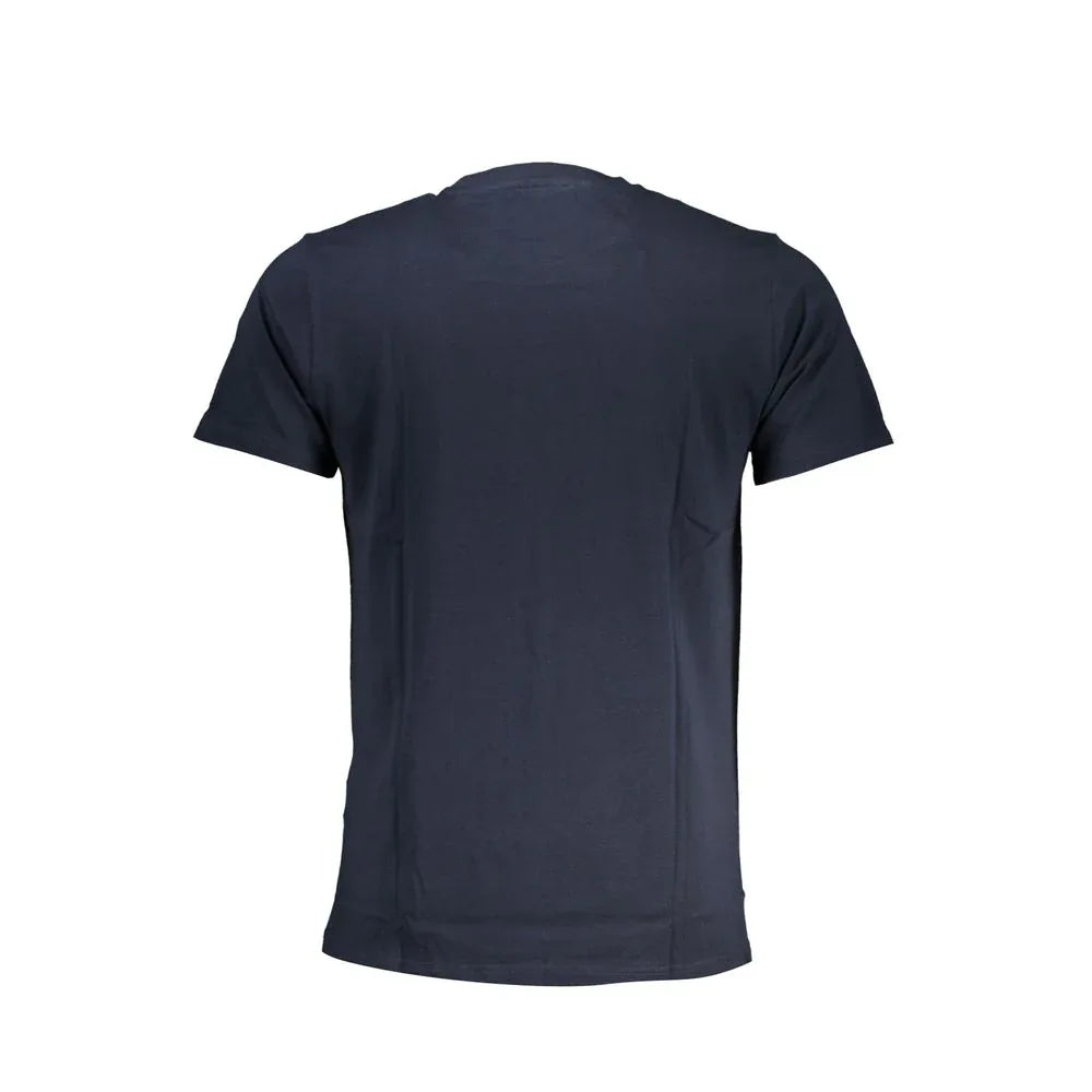 Cavalli Class Blu Cotton Men T-Shirt - Zeiniez