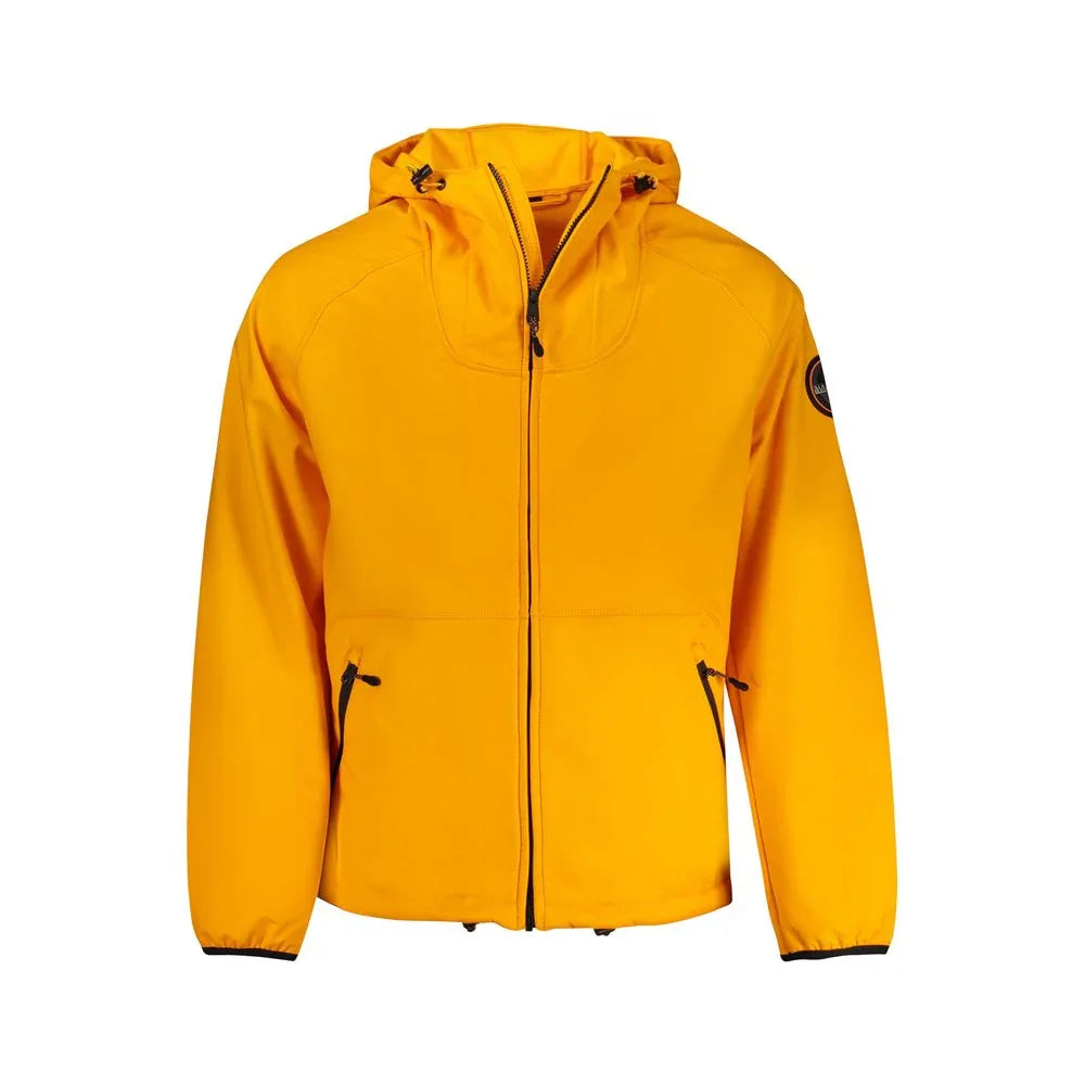 Napapijri Orange Recycled Polyester Men Jacket - Zeiniez