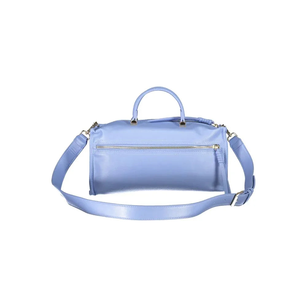Mario Valentino Azzurro Polyurethane Women Handbag - Zeiniez
