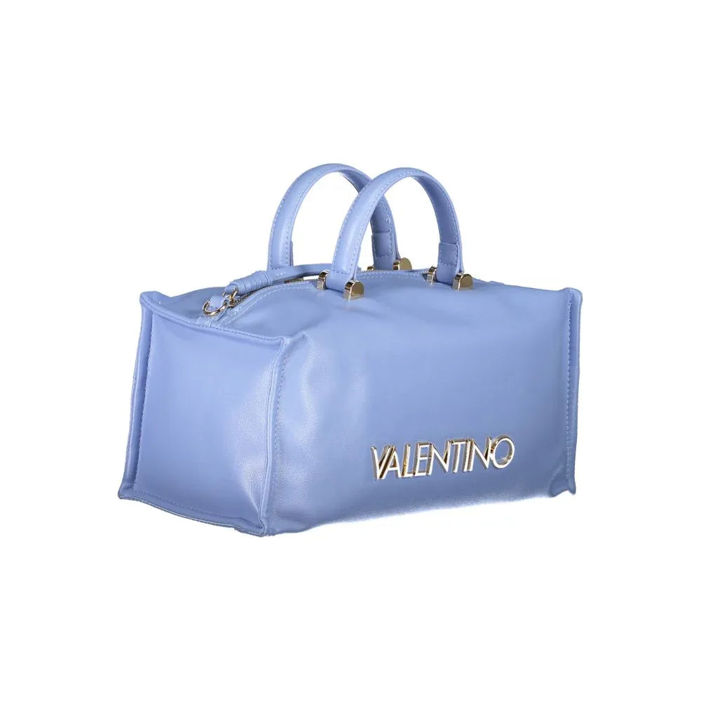Mario Valentino Azzurro Polyurethane Women Handbag - Zeiniez