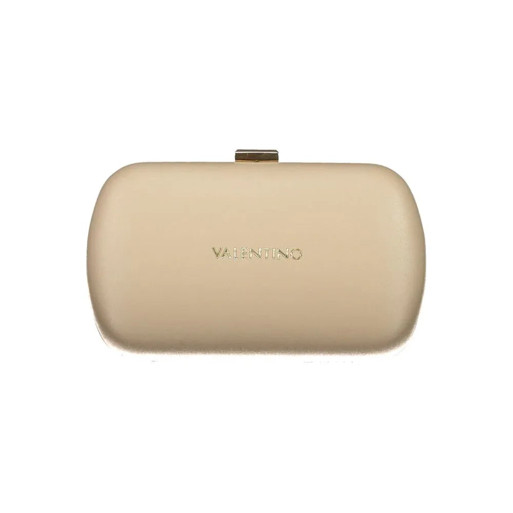 Mario Valentino Beige Polyurethane Women Handbag - Zeiniez