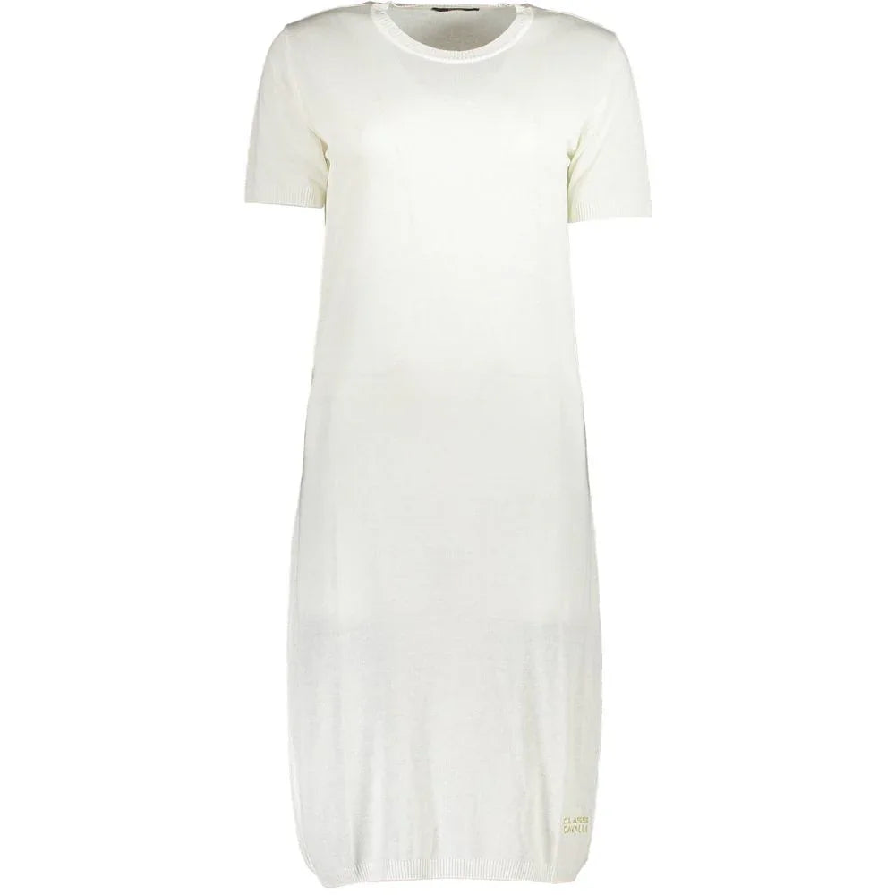 Cavalli Class Bianco Viscosa Women Dress - Zeiniez