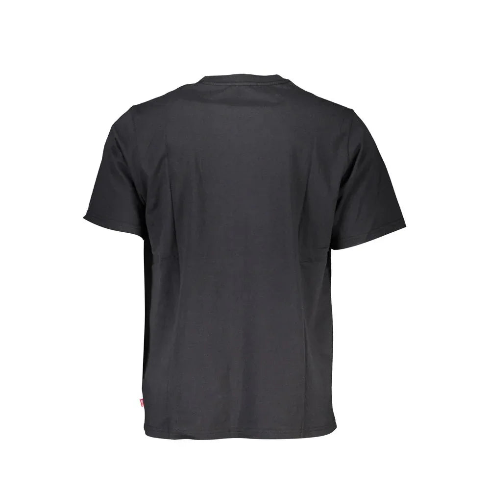 Levi's Black Cotton Mens T-Shirt - Zeiniez