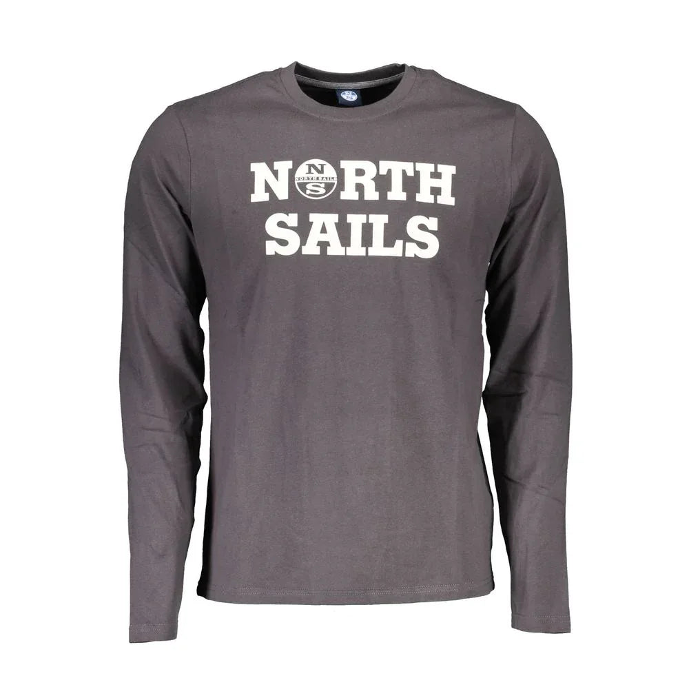 North Sails Grigio Cotton Men's T-Shirt - Zeiniez