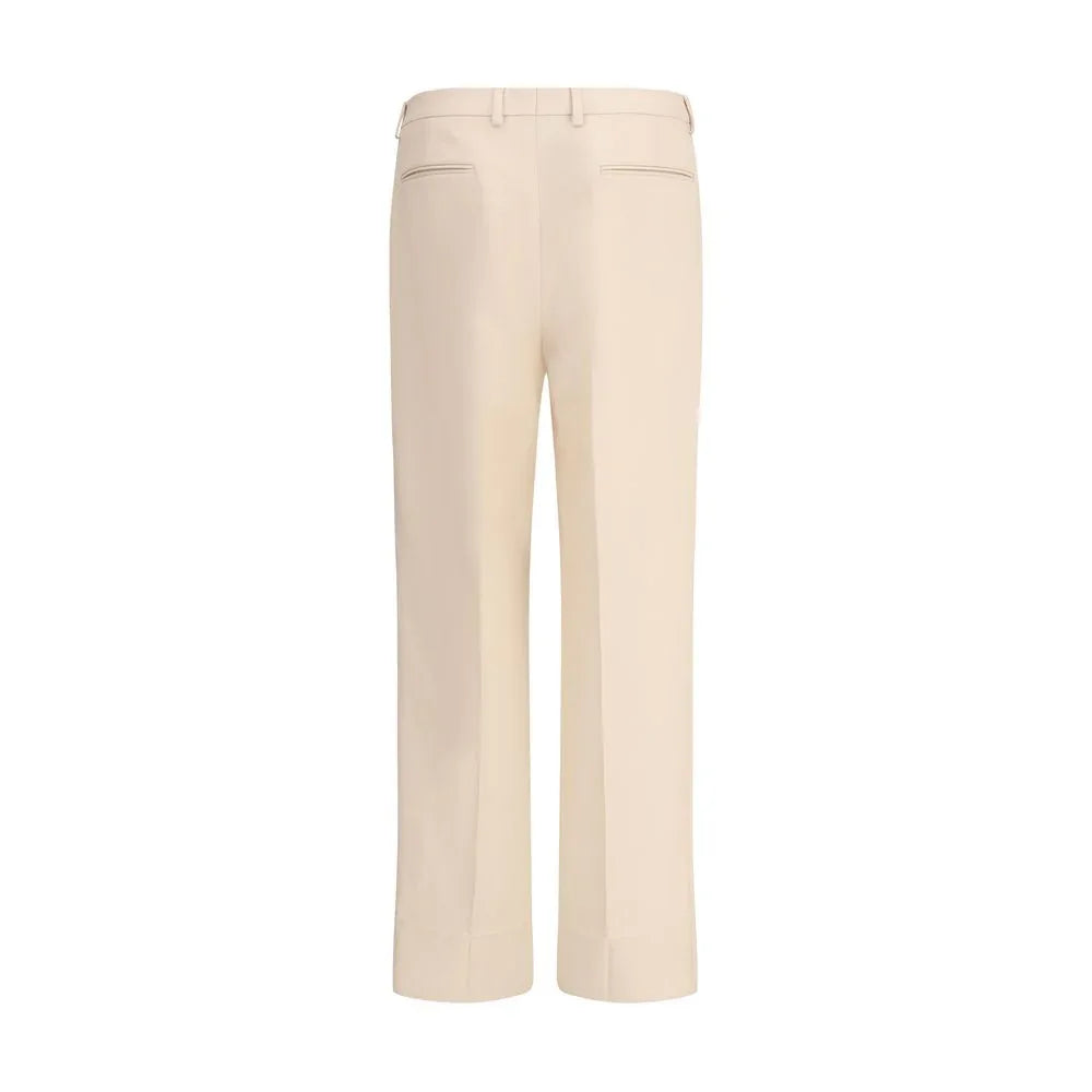 Valentino Beige Fleece Wool Dress Pants - Zeiniez