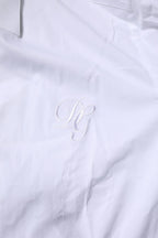 Dolce & Gabbana White Cotton GOLD Long Sleeves Formal Shirt - Zeiniez