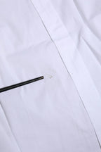 Dolce & Gabbana White Cotton GOLD Long Sleeves Formal Shirt - Zeiniez