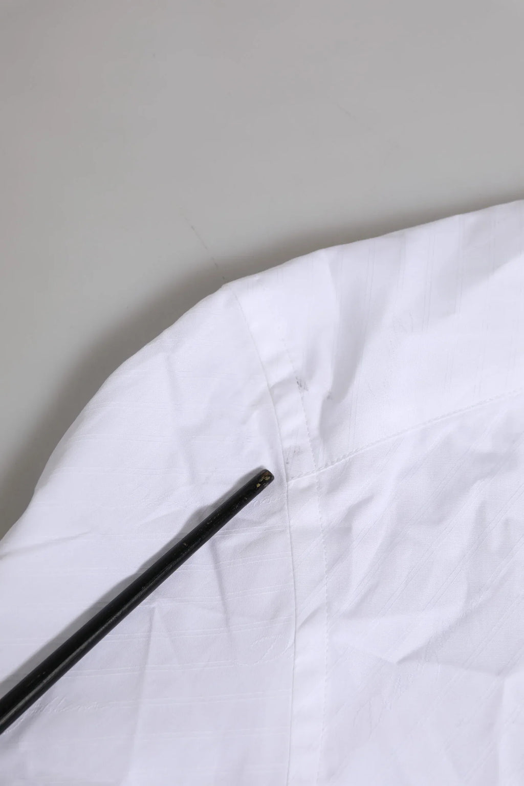 Dolce & Gabbana White Cotton GOLD Long Sleeves Formal Shirt - Zeiniez