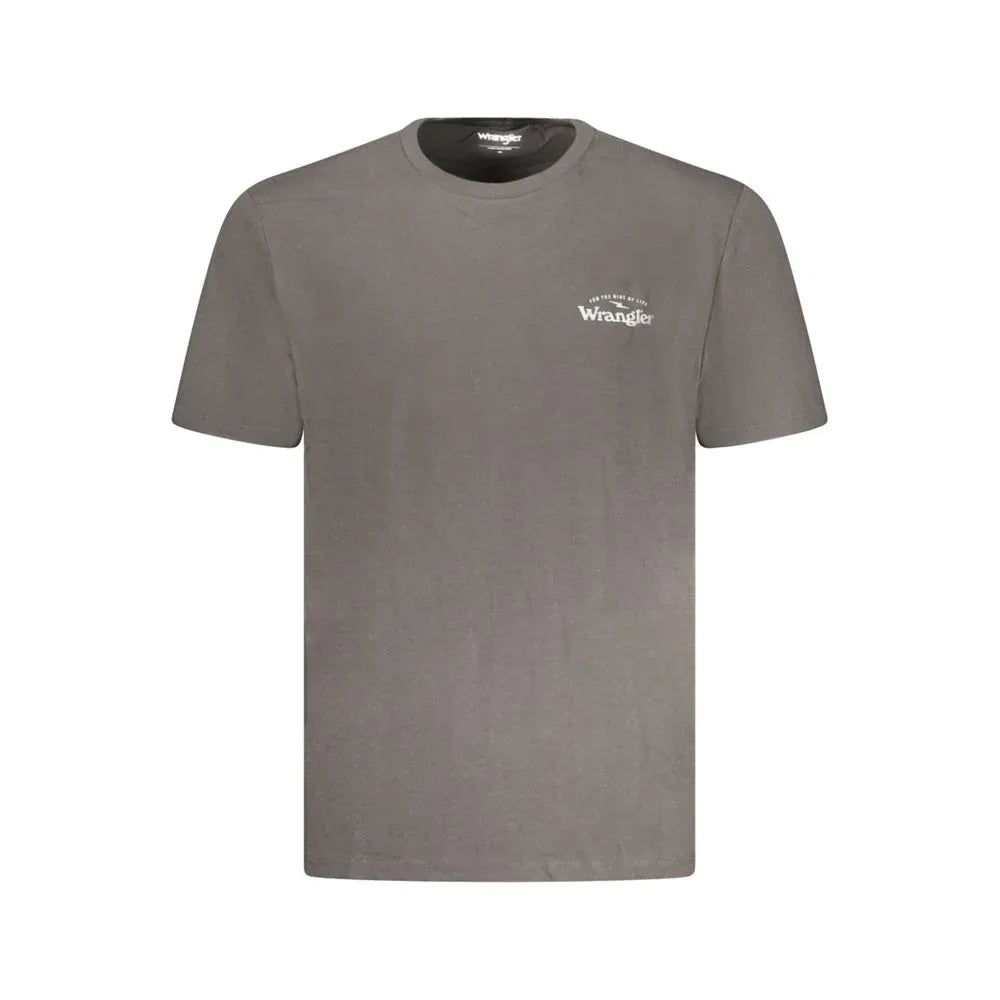 Wrangler Black Cotton Men's T-Shirt - Zeiniez