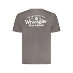 Wrangler Black Cotton Men's T-Shirt - Zeiniez