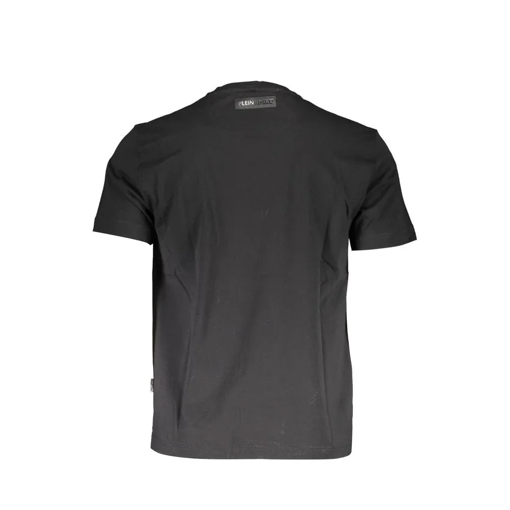 Plein Sport Black Cotton Men T-Shirt - Zeiniez