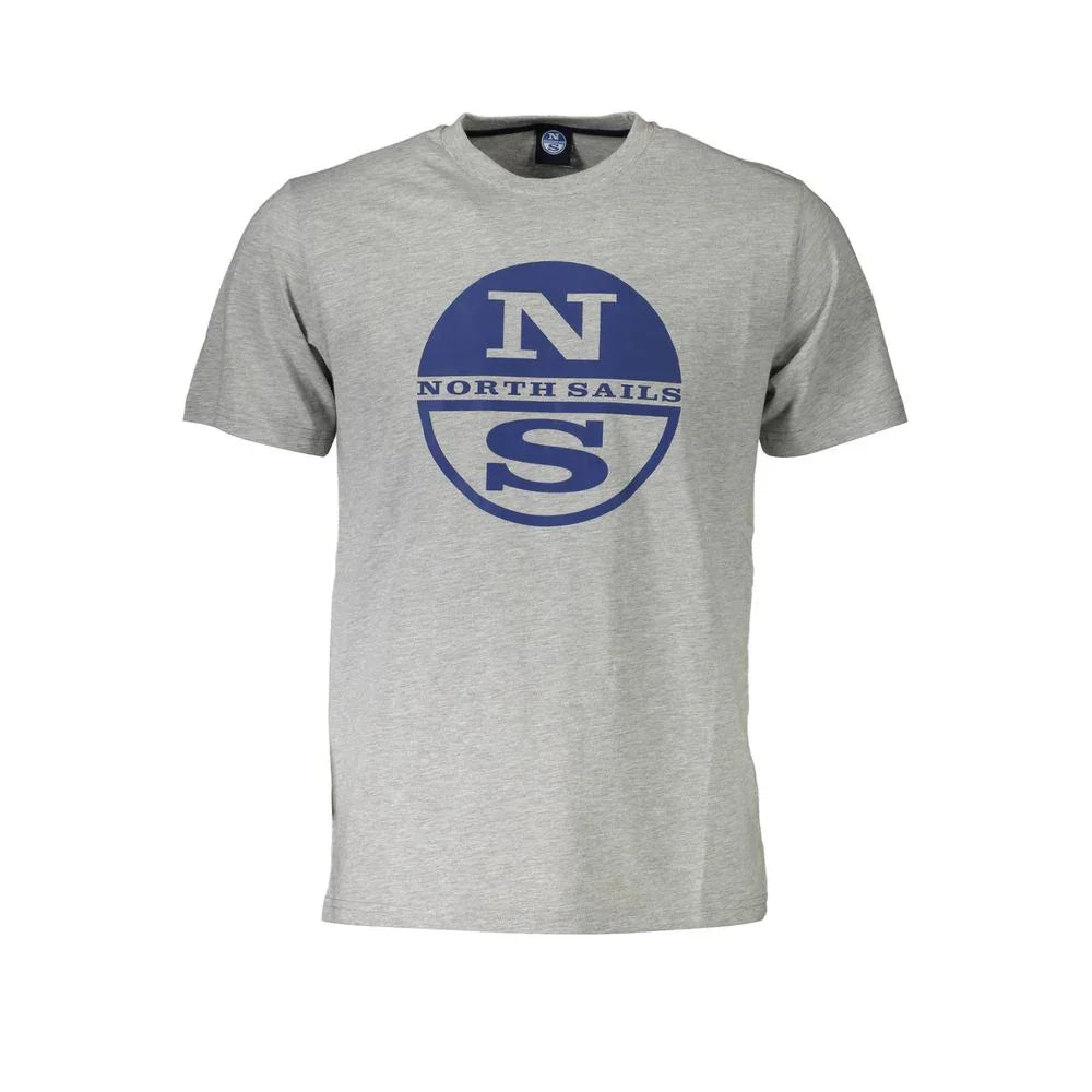 North Sails Grigio Cotton Mens T-Shirt - Zeiniez