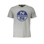 North Sails Grigio Cotton Mens T-Shirt - Zeiniez