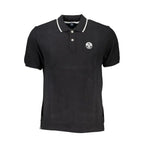 North Sails Black Cotton Men Polo Shirt - Zeiniez