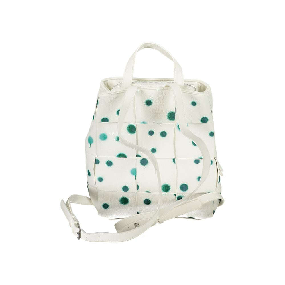 Desigual White Polyurethane Women's Backpack - Zeiniez