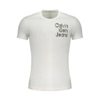 Calvin Klein White Cotton Men T-Shirt - Zeiniez