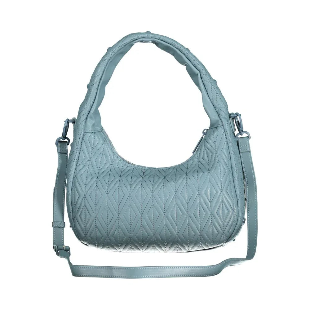 Mario Valentino Blue Polyurethane Women Shoulder Bag - Zeiniez