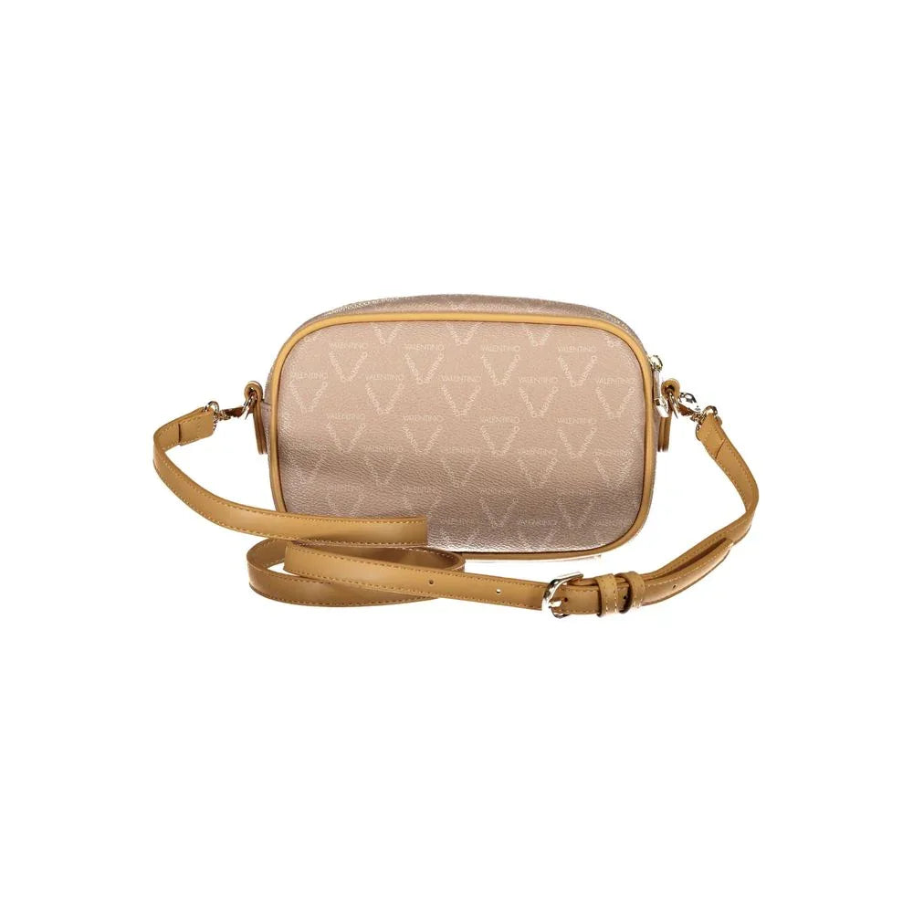 Mario Valentino Beige Polyurethane Women Shoulder Bag - Zeiniez