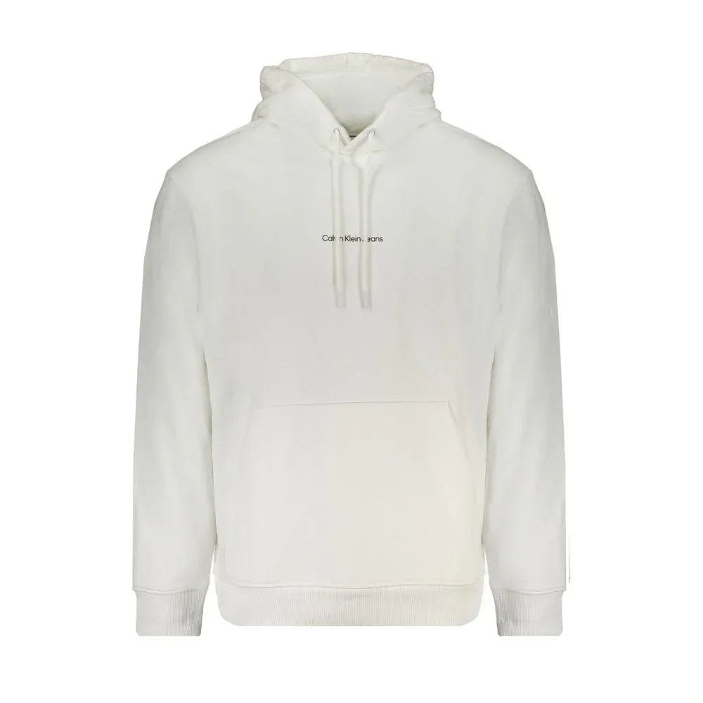Calvin Klein White Cotton Men's Sweatshirt - Zeiniez