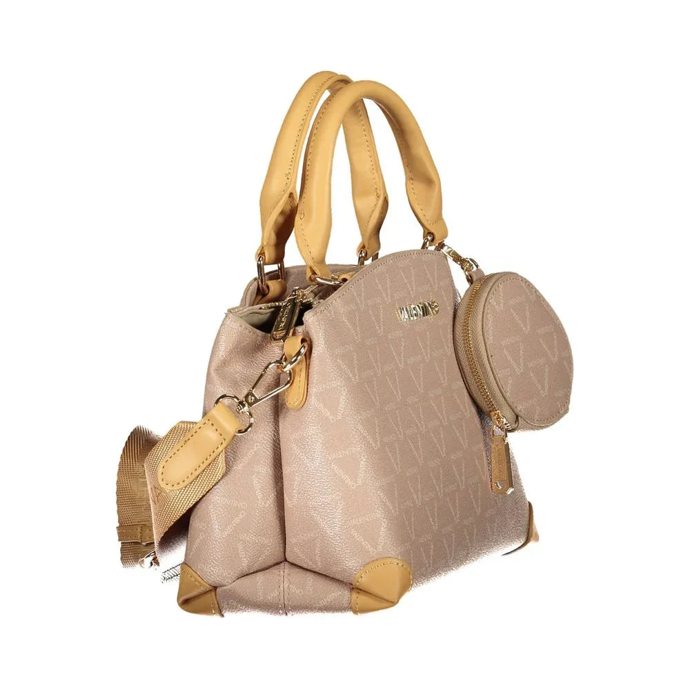 Mario Valentino Beige Polyurethane Women Handbag - Zeiniez