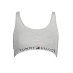 Tommy Hilfiger Grigio Cotton Women's Sports Bra - Zeiniez