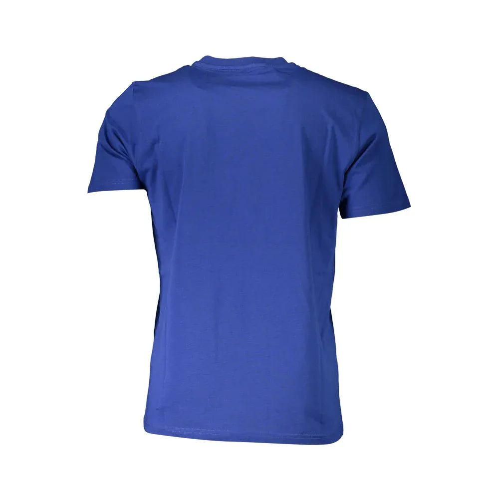 North Sails Blue Cotton Men T-Shirt - Zeiniez