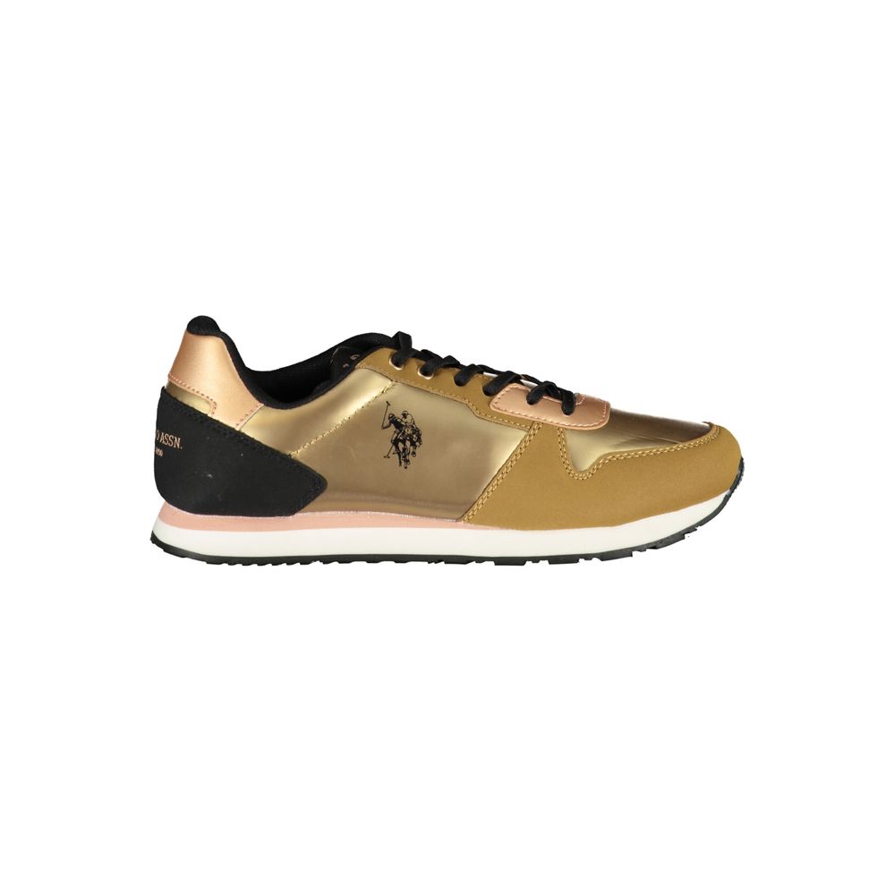 U.S. POLO ASSN. Oro Poliuretano Donna Sneaker - Zeiniez