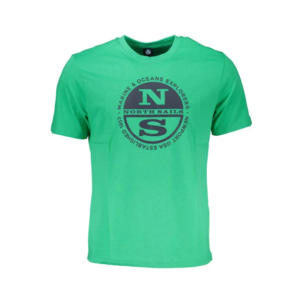 North Sails Verde Cotton Men T-Shirt - Zeiniez