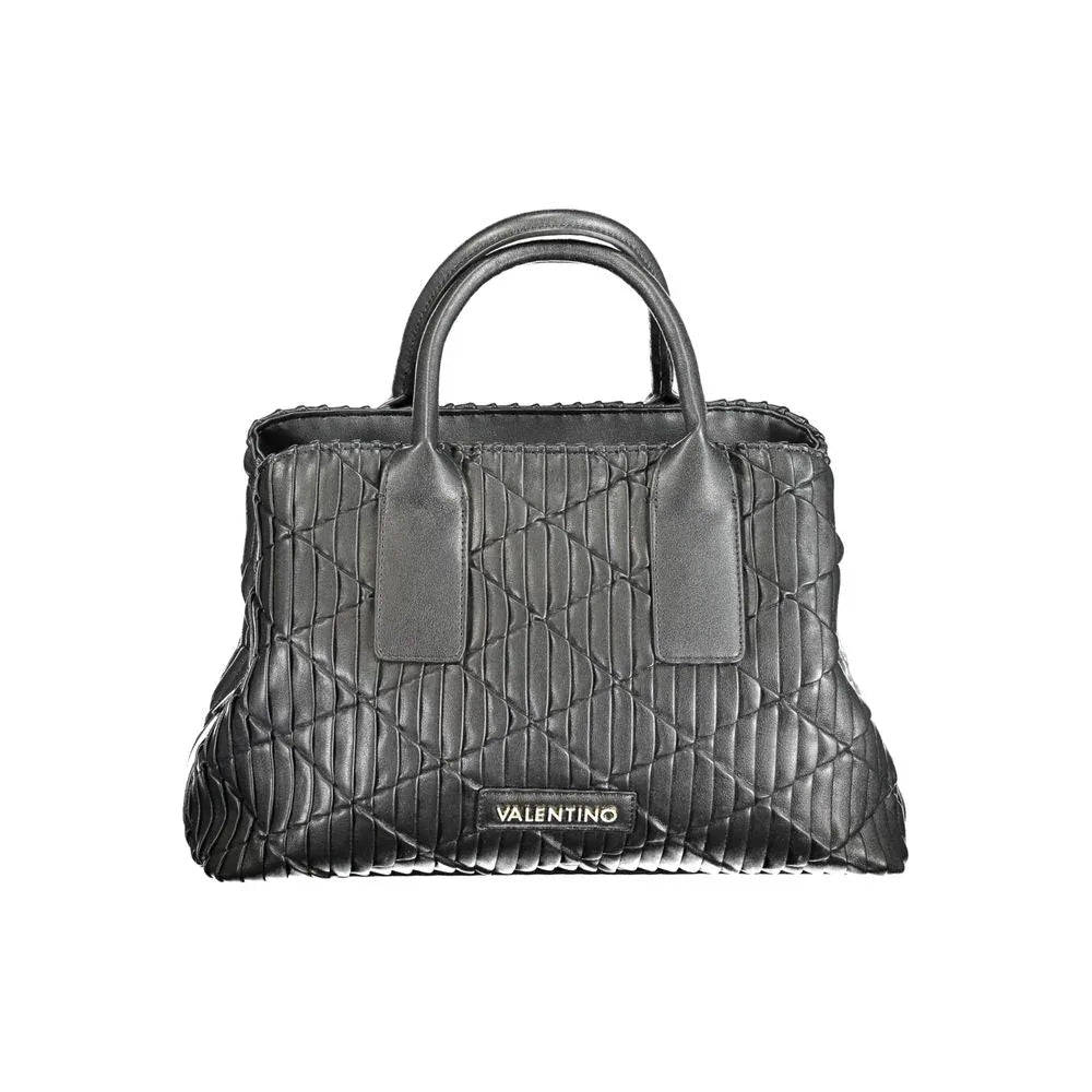 Mario Valentino Black Polyurethane Women Handbag - Zeiniez