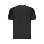 Fila Black Cotton Men T-Shirt - Zeiniez
