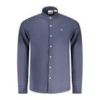 Timberland Blue Linen Men Shirt - Zeiniez