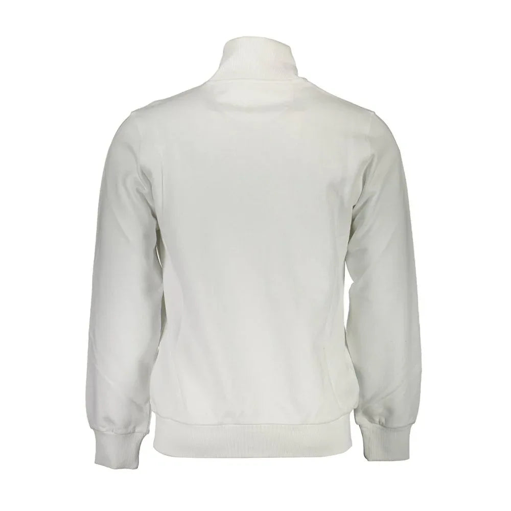La Martina White Cotton Men Sweatshirt - Zeiniez