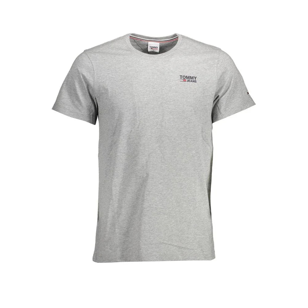 Tommy Hilfiger Grigio Organic Cotton Men T-Shirt - Zeiniez