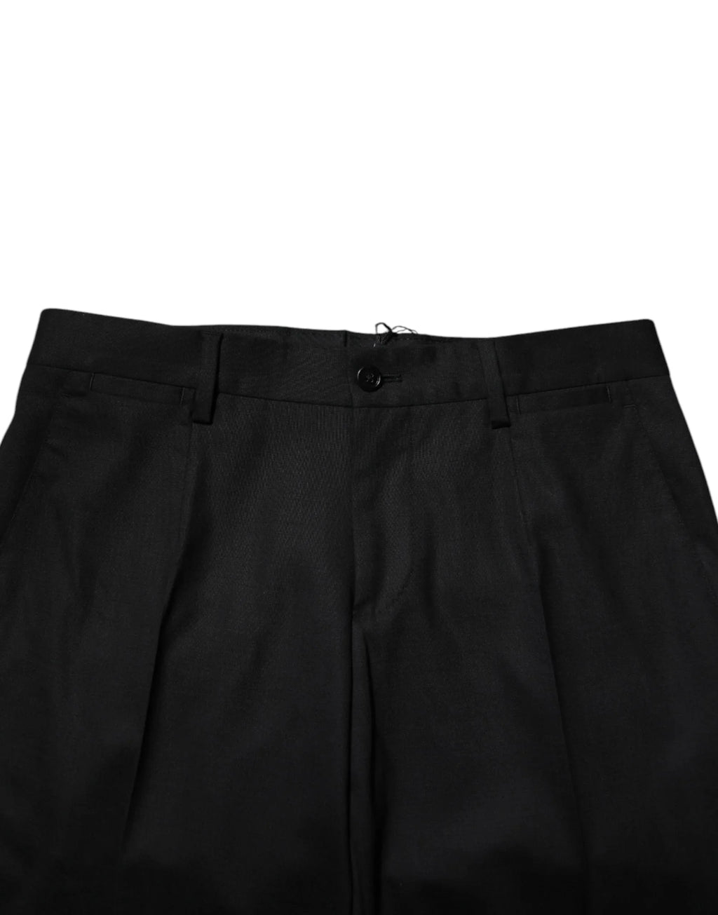 Dolce & Gabbana Black Wool Formal Dress Pants - Zeiniez