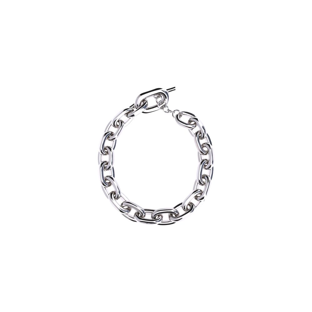 Rabanne Silver Aluminum Necklace - Zeiniez