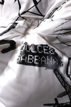 Dolce & Gabbana White Polyester Printed Hood Quilted Hat - Zeiniez