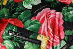 Dolce & Gabbana Multicolor Floral Puffer Hooded Jacket - Zeiniez