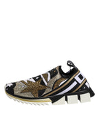 Dolce & Gabbana Multicolor Sorrento Low Top Sneakers Shoes - Zeiniez