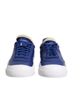 Nike White Blue Lace Up Low Top Drop-Type PRM Sneakers Shoes - Zeiniez