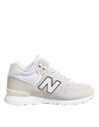 New Balance Off White Suede Sneakers Shoes - Zeiniez