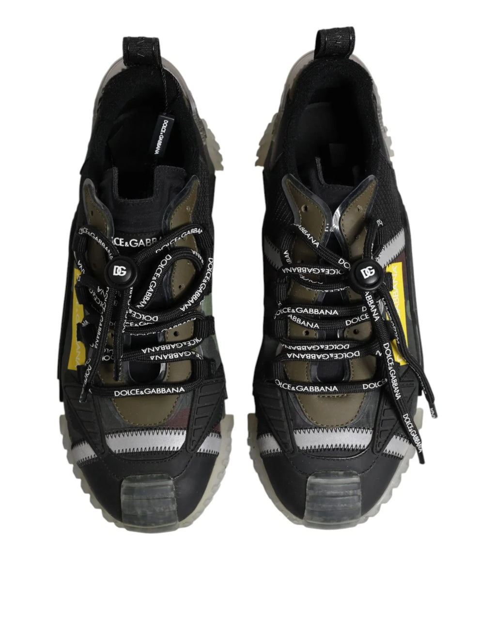 Dolce & Gabbana Multicolor Lace Up Low Top NS1 Sneakers Shoes - Zeiniez