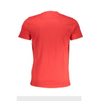 Cavalli Class Rosso Cotton Men T-Shirt - Zeiniez