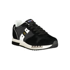 Blauer Black Polyurethane Men's Sneaker