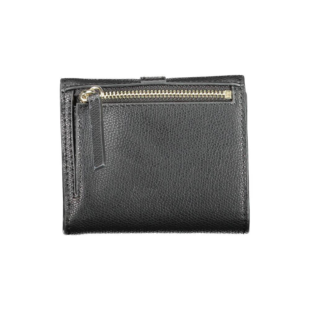 Tommy Hilfiger Black Polyurethane Women Wallet - Zeiniez