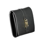 Tommy Hilfiger Black Polyurethane Women Wallet - Zeiniez