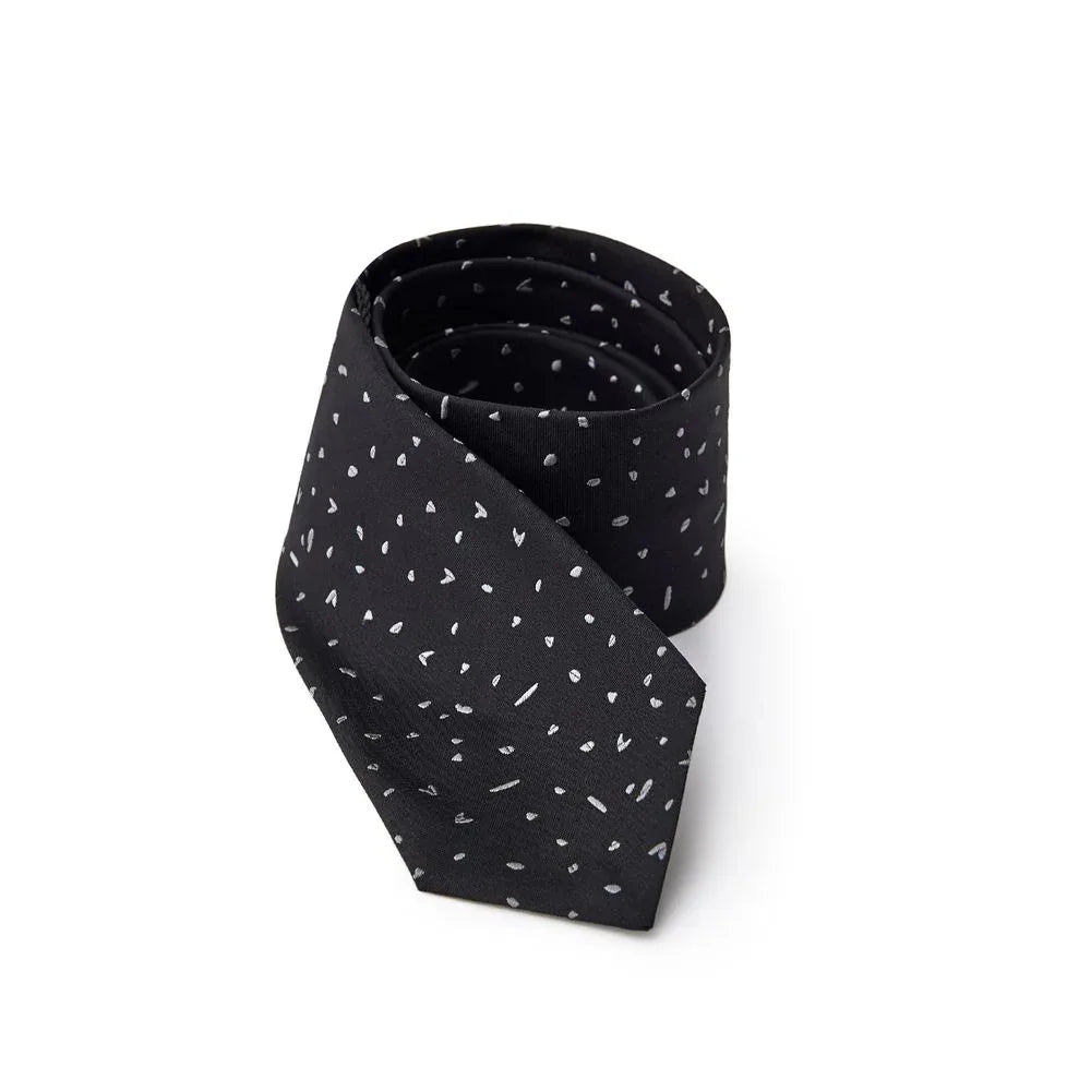 Jil Sander Black Silk Tie - Zeiniez
